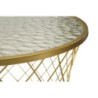 Tavolinetti Noah Gold Set 4 Pz cm ø 70x45-47x54,5-36x50-28x45