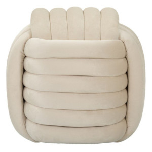 Puff Softy Crema cm 45x45x45