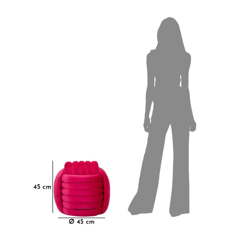 Puff Softy Fuxia cm 45x45x45