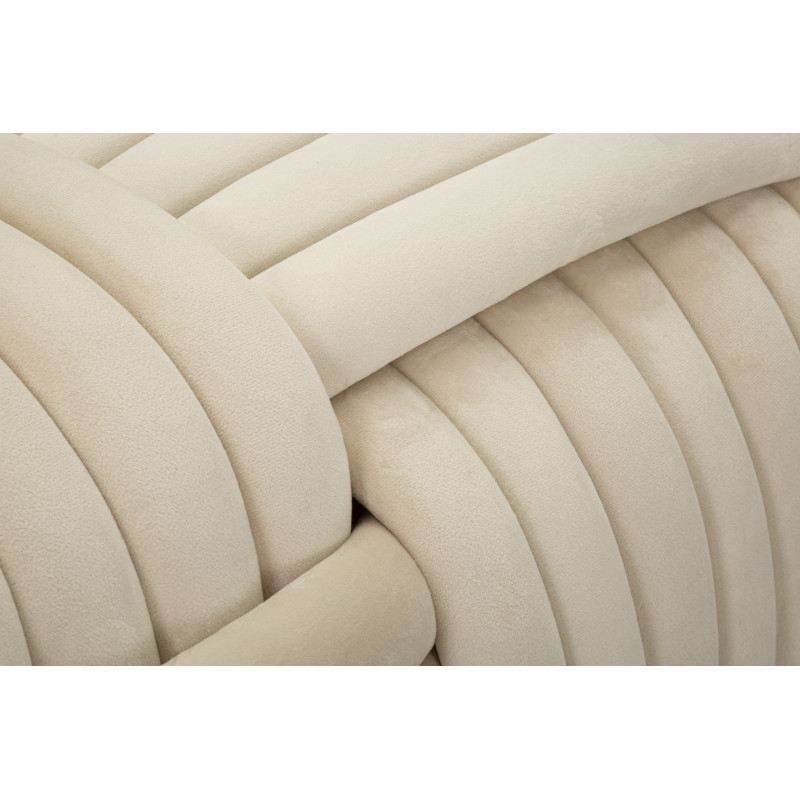 Panca Softy Crema cm 90x45x45