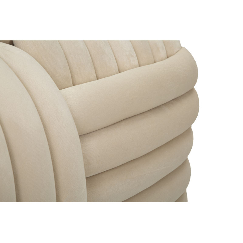 Panca Softy Crema cm 90x45x45