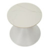 Tavolinetto White cm ø 42x40