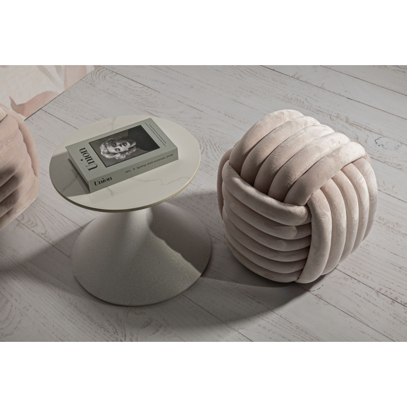 Tavolinetto White cm ø 42x40