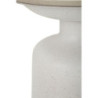 Tavolinetto White Fush cm ø 40x47
