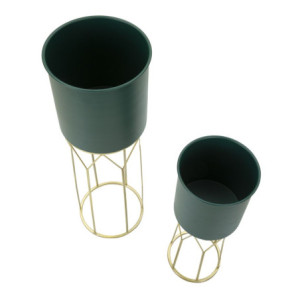 Zoom Porta Vasi Grent Stand Set 2 Pz cm ø 23x70-19x50