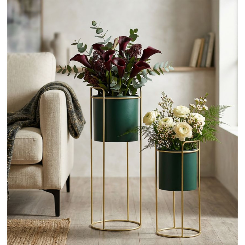 Grent Slim Set 2 Pz 24x70 cm | Fioriere e Vasi | Levante Sho