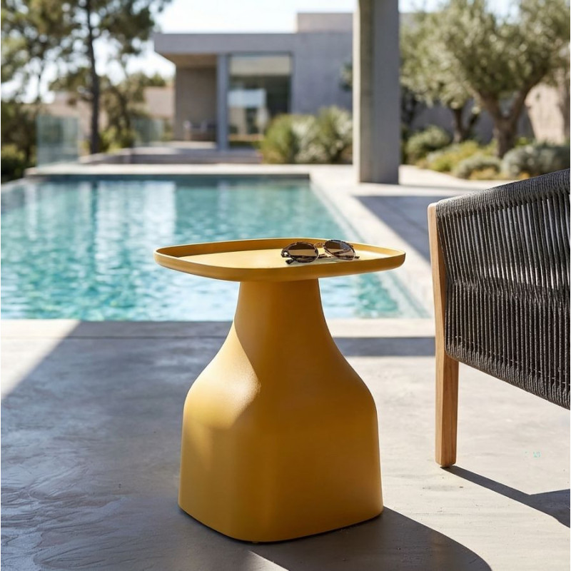 Tavolinetto Gea Giallo H50 Mauro Ferretti | Levante Shop
