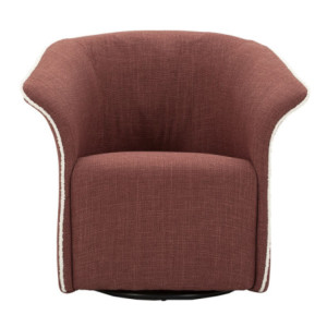 Zoom Poltrona Girevole Siena Bordeaux cm 83,5x66x80 (seduta Altezza cm 42)
