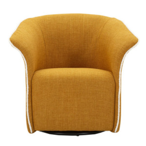 Zoom Poltrona Girevole Siena Senape cm 83,5x66x80 (seduta Altezza cm 42)