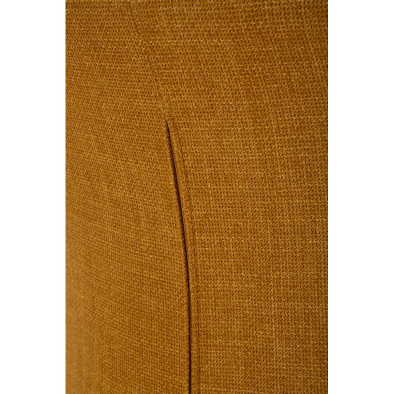 Poltrona Girevole Siena Senape cm 83,5x66x80 (seduta Altezza cm 42)