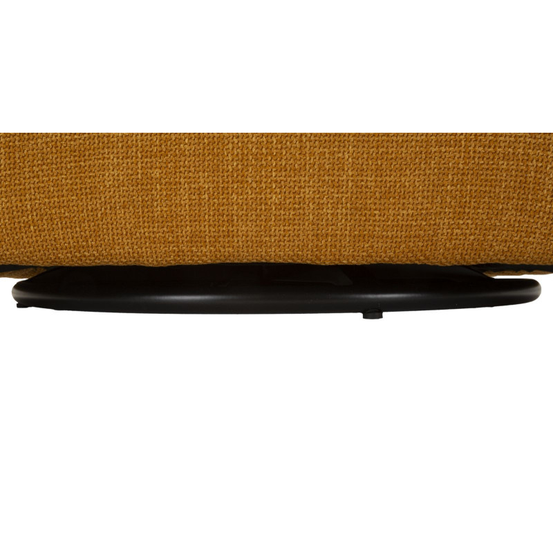 Poltrona Girevole Siena Senape cm 83,5x66x80 (seduta Altezza cm 42)