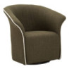 Poltrona Girevole Siena Verde cm 83,5x66x80 (seduta Altezza cm 42)