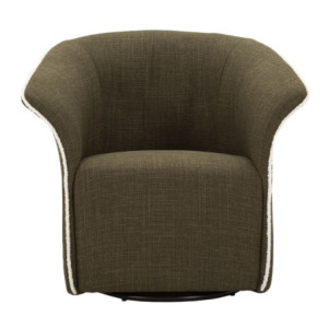 Zoom Poltrona Girevole Siena Verde cm 83,5x66x80 (seduta Altezza cm 42)