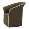Poltrona Girevole Siena Verde cm 83,5x66x80 (seduta Altezza cm 42)