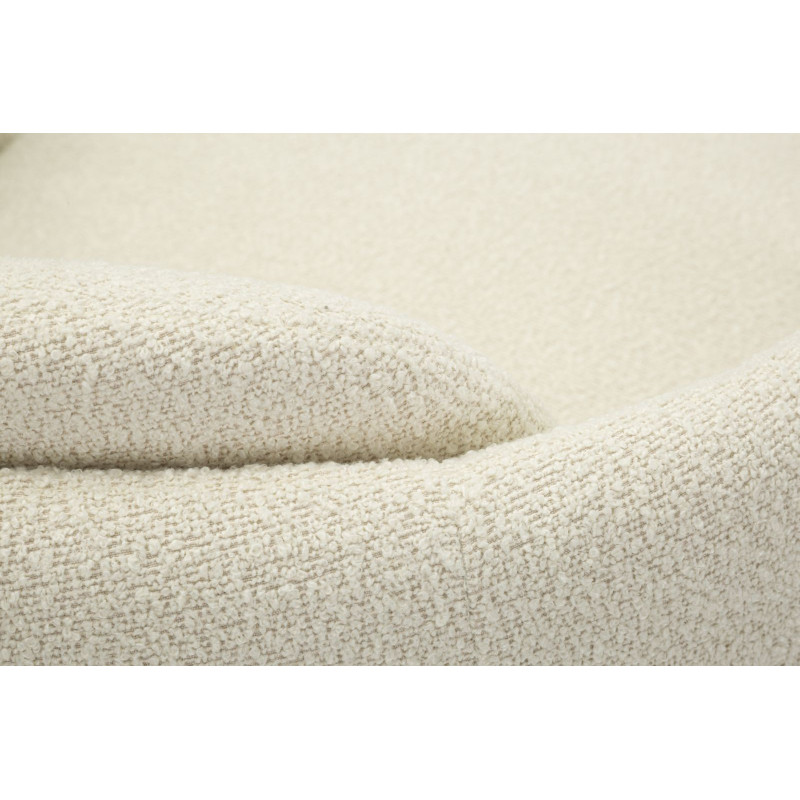 Poltrona Girevole Torino Crema cm 70x72x75 (altezza Seduta cm 44,5)