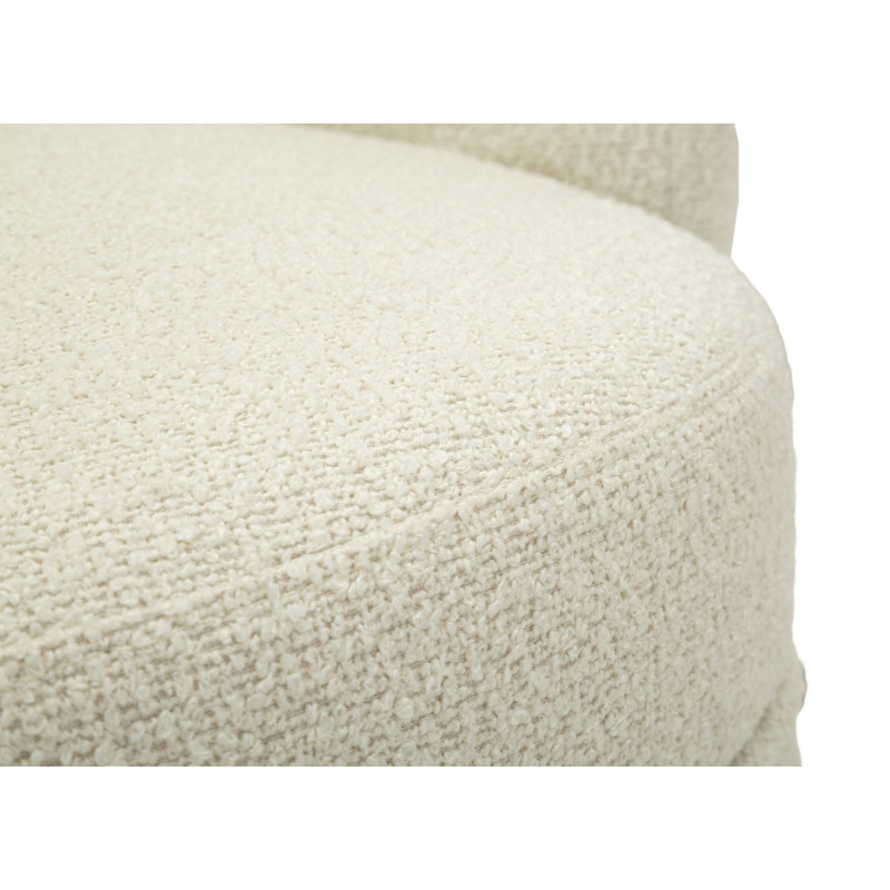 Poltrona Girevole Torino Crema cm 70x72x75 (altezza Seduta cm 44,5)