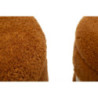 Puff Con Contenitore Saint-moritz Marrone Set 2 Pz cm ø 40x47-32x38