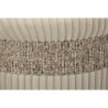 Puff Con Contenitore Cortina Crema Set 3 Pz cm ø 40,5x49,5-35x42-31x38