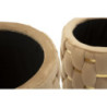Puff Con Contenitore Shanty Oro Set 2 Pz cm ø 37x42-28x35