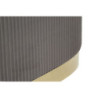 Panca Con Contenitore E Sgabelli Shopy Grigia Set 3 Pz cm 80x37x42-29x35