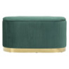 Panca Con Contenitore E Sgabelli Shopy Verde Set 3 Pz cm 80x37x42-29x35