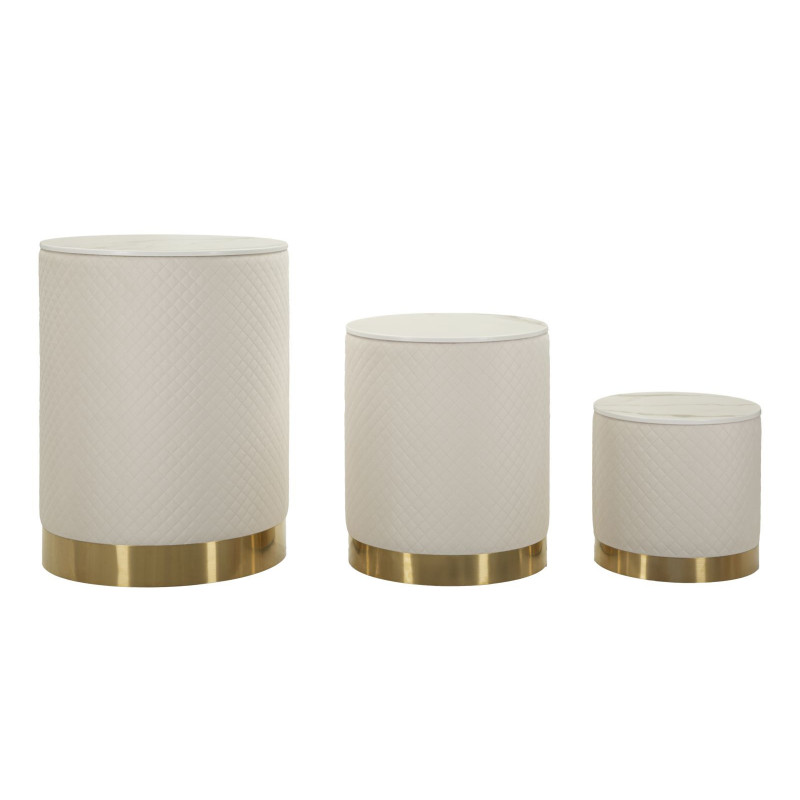 Espositore Con Contenitore Shop Set 3 Pz cm ø 60x80-50x60-40x40