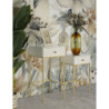 Tavolinetti Alti Wedding Quadrati Set 2 Pz cm ø 45x90-40x70