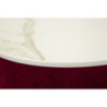 Comodino/toletta Con Puff Vellit Rosso cm ø 52x70 - ø 36x39