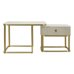 Zoom Tavoli Da Caffe' Beauty Coppia cm 70x70x48-50x50x43,5
