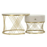 Tavoli Da Caffe' Votix Coppia cm ø 70x48-50x43,5