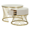 Tavoli Da Caffe' Votix Coppia cm ø 70x48-50x43,5