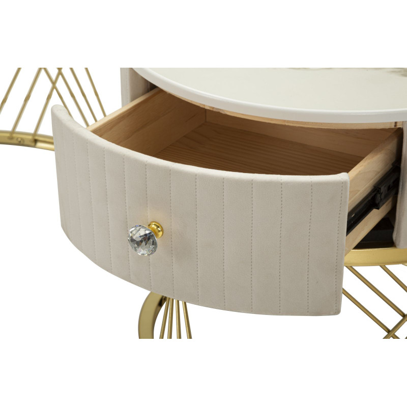 Tavoli Da Caffe' Votix Coppia cm ø 70x48-50x43,5