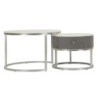 Tavoli Da Caffe' Greys Coppia cm ø 70x45-50x40