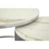 Tavoli Da Caffe' Greys Coppia cm ø 70x45-50x40