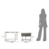 Tavoli Da Caffe' Greys Coppia cm ø 70x45-50x40