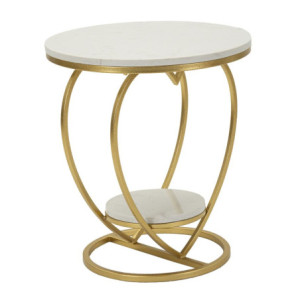 Zoom Tavolinetto Heart Oro cm ø 40x45,5