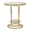Tavolinetto Heart Oro cm ø 40x45,5