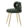 Sedia Mini Ilary Verde cm ø 40x67 (altezza Seduta cm 46)