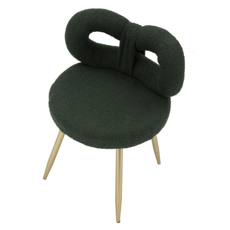 Sedia Mini Ilary Verde cm ø 40x67 (altezza Seduta cm 46)