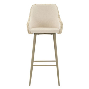 Zoom Sgabello Bar Alaska -a- Crema Set 2 Pz cm 52x46x111 (altezza Seduta cm 78)
