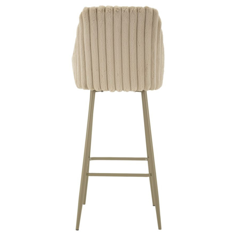 Sgabello Bar Alaska -a- Crema Set 2 Pz cm 52x46x111 (altezza Seduta cm 78)