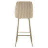 Sgabello Bar Alaska -a- Crema Set 2 Pz cm 52x46x111 (altezza Seduta cm 78)
