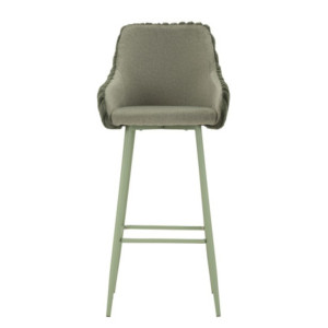 Zoom Sgabello Bar Alaska -a- Verde Set 2 Pz cm 52x46x111 (altezza Seduta cm 78)