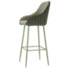 Sgabello Bar Alaska -a- Verde Set 2 Pz cm 52x46x111 (altezza Seduta cm 78)