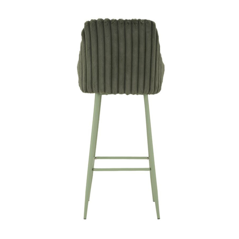 Sgabello Bar Alaska -a- Verde Set 2 Pz cm 52x46x111 (altezza Seduta cm 78)