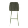 Sgabello Bar Alaska -a- Verde Set 2 Pz cm 52x46x111 (altezza Seduta cm 78)