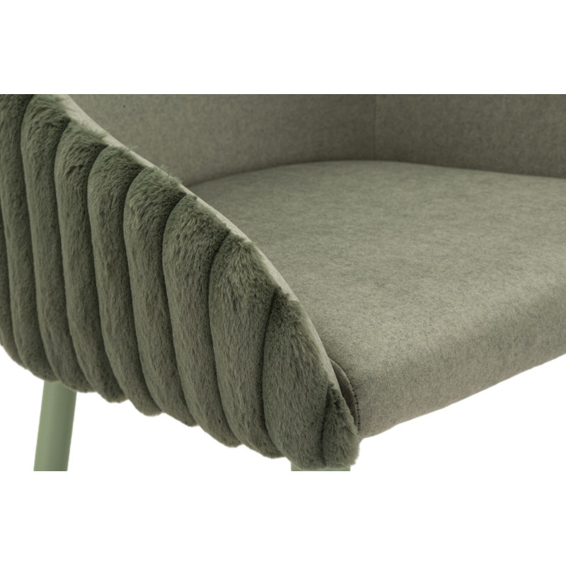 Sgabello Bar Alaska -a- Verde Set 2 Pz cm 52x46x111 (altezza Seduta cm 78)