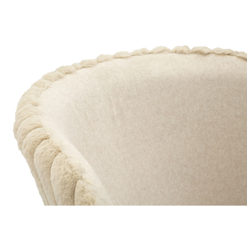 Sgabello Bar Alaska -b- Crema Set 2 Pz cm 55x58x106 (altezza Seduta cm 77)