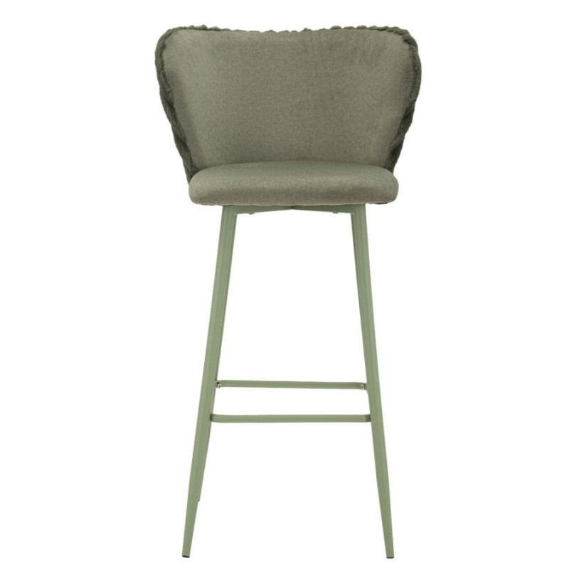 Sgabello Bar Alaska -b- Verde Set 2 Pz cm 55x58x106 (altezza Seduta cm 77)