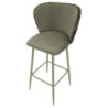 Sgabello Bar Alaska -b- Verde Set 2 Pz cm 55x58x106 (altezza Seduta cm 77)